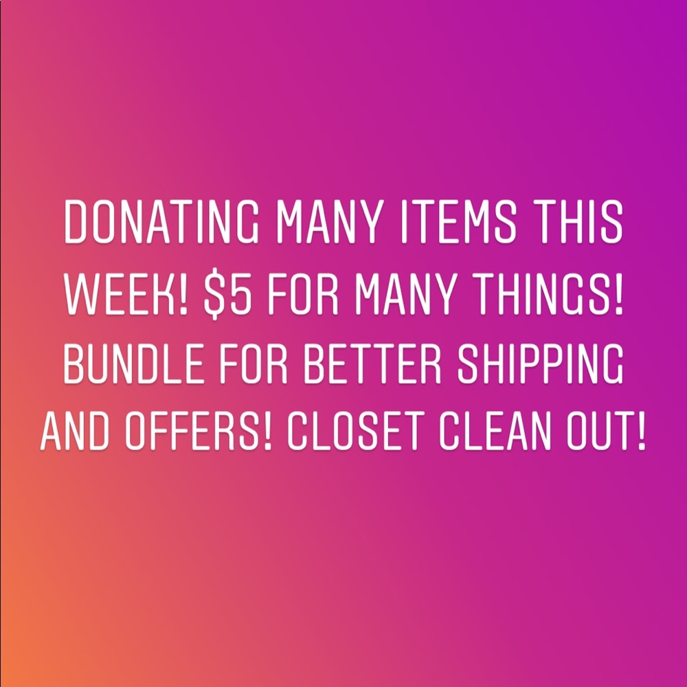 ✨Closet Cleanout✨